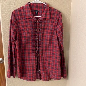 J Crew Plaid Button Down